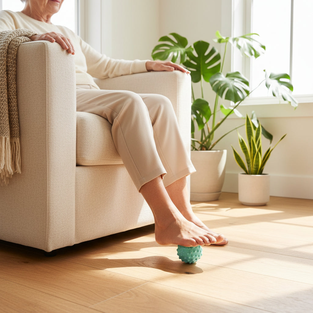 Balle de massage > Jambes lourdes et circulation sanguine