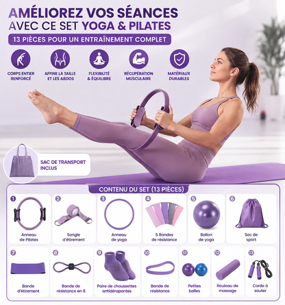 Set de Pilates 13 pièces NAOKARE